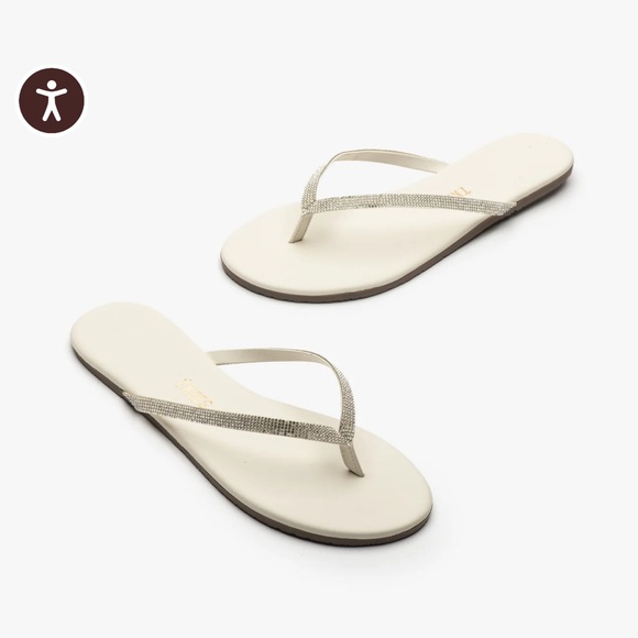 TKEES infinity lily Cream Minimalist Sandals - Picture 6 of 6